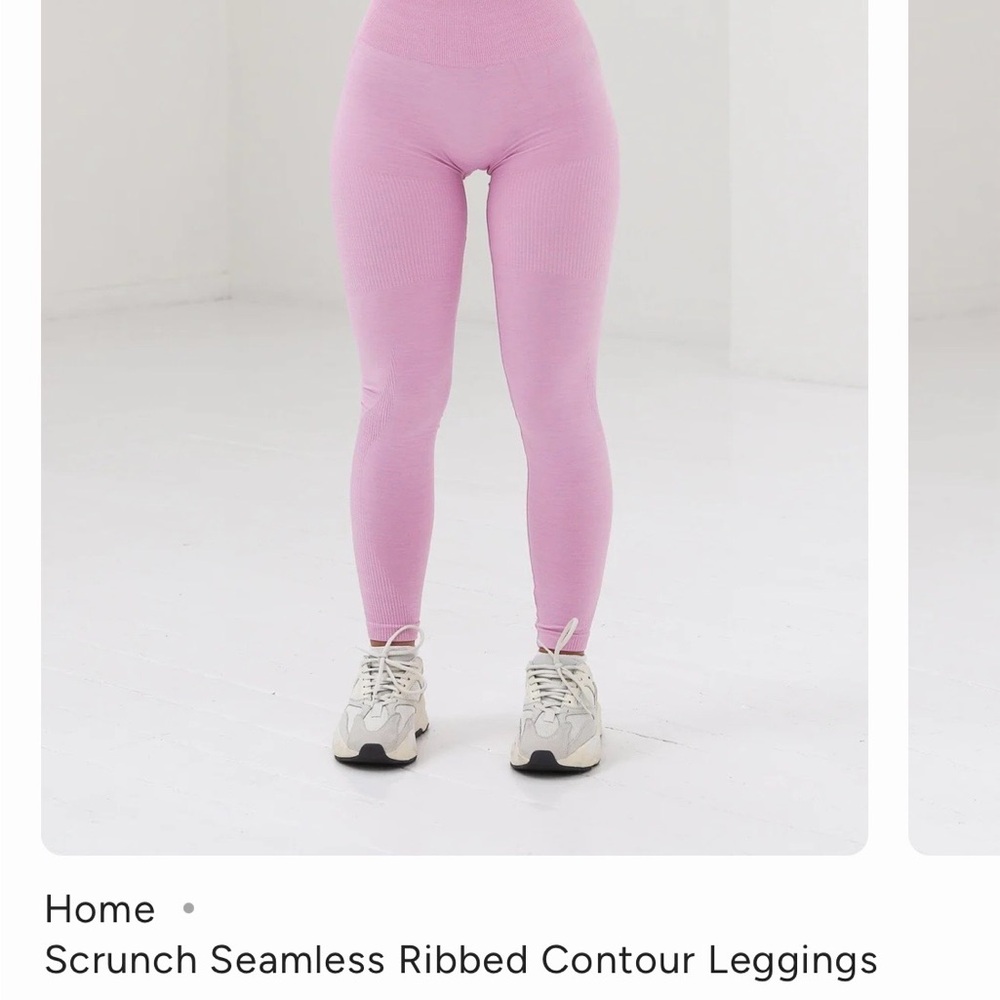Lazuli Label Scrunch Seamless Ribbed Contour Leggings size S